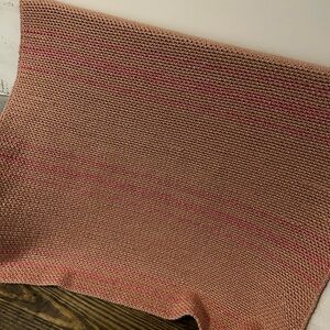 Handmade Pink Crochet Baby Afghan